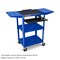 Luxor Steel, 300 lbs Load Capacity, 24-42 in L, 24 in W, 24 - 42 in H UCMT1KBDL-RB - alternate 2